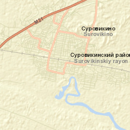 Surovikino Street Map