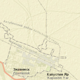 Znamensk Street Map