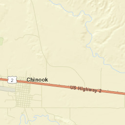 Chinook Street Map