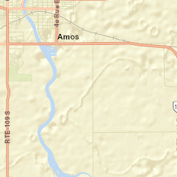 Amos Street Map