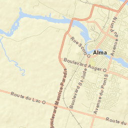 Alma Street Map