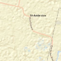 Saint-Ambroise Street Map