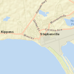 Stephenville Street Map