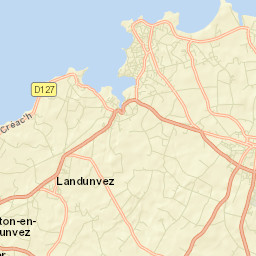 Landunvez Street Map