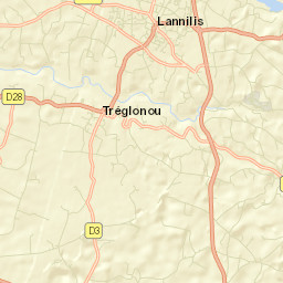 Lannilis Street Map