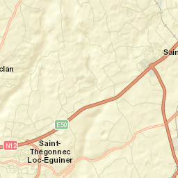 Saint-Thégonnec Street Map