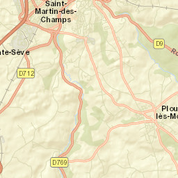 Plourin-lès-Morlaix Street Map