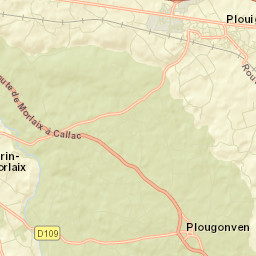 Plouigneau Street Map