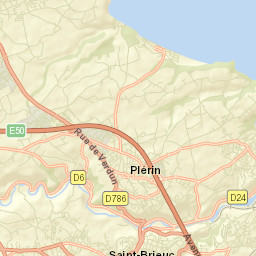 Plérin Street Map