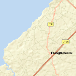 Planguenoual Street Map