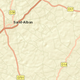 Saint-Alban Street Map
