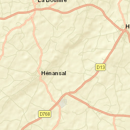 Hénanbihen Street Map
