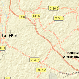 Saint-Piat Street Map