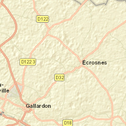 Gallardon Street Map