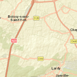 Boissy-sous-Saint-Yon Street Map