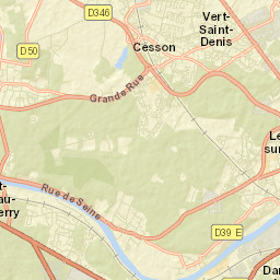 Cesson Street Map
