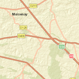 Moisenay Street Map