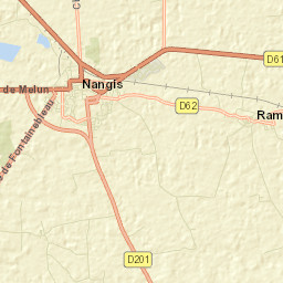 Nangis Street Map