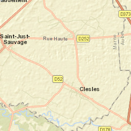 Saint-Just-Sauvage Street Map