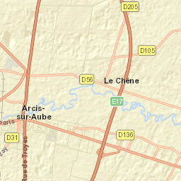 Arcis-sur-Aube Street Map