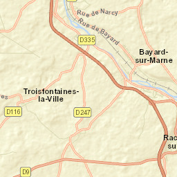 Bayard-sur-Marne Street Map