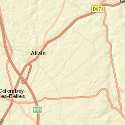 Colombey-les-Belles Street Map