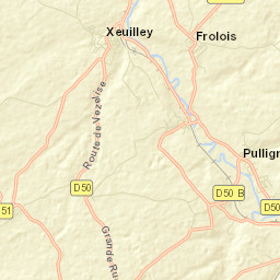 Pulligny Street Map
