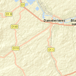 Damelevières Street Map