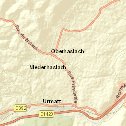 Niederhaslach Street Map