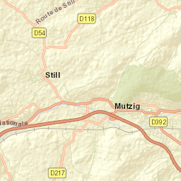 Mutzig Street Map