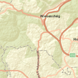 Wiesensteig Street Map
