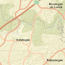 Rammingen Street Map