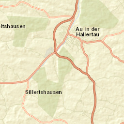 Au in der Hallertau Street Map