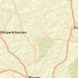 Mauern Street Map