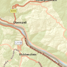 Untergriesbach Street Map