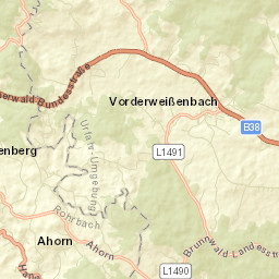 Ahorn Street Map
