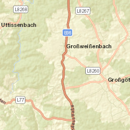 Politischer Bezirk Zwettl Street Map