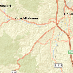 Hollabrunn Street Map