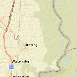 Drösing Street Map