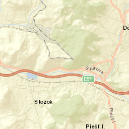 Detva Street Map