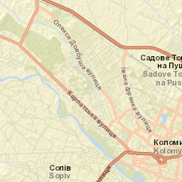 Kolomyia Street Map