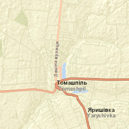 Tomashpil’ Street Map