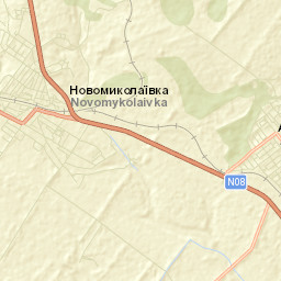 Novomykolayivka Street Map