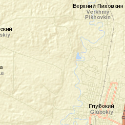Glubokiy Street Map