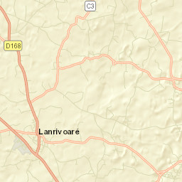 Lanrivoaré Street Map