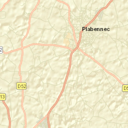 Plabennec Street Map