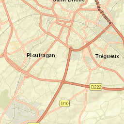 Saint-Brieuc Street Map