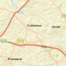 Pommeret Street Map