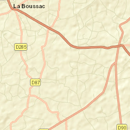La Boussac Street Map