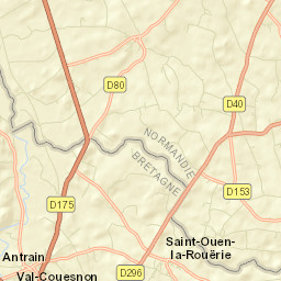 Antrain Street Map